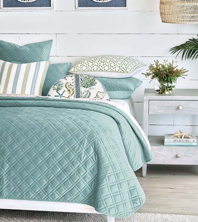 Coverlets, like Grenada, can be styled across collections