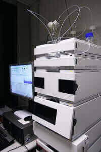 HPLC Chromatograph machine used to analyze TA-65 components and verify quality
