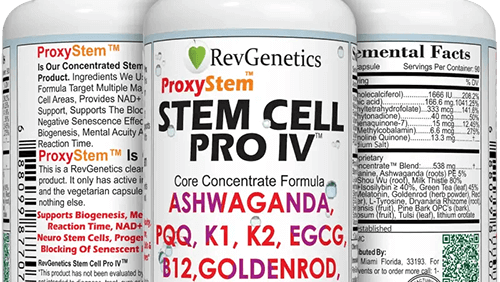 Longevity Supplement Stem Cell Pro IV™ Ingredients And Studies