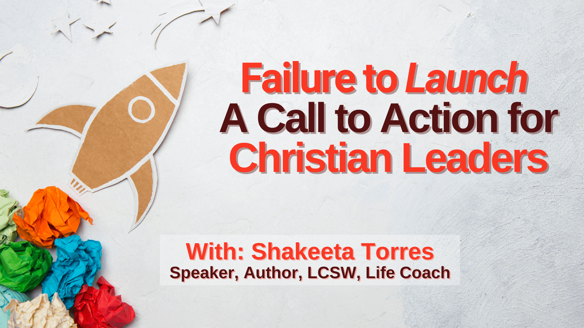 Failure to Launch: A Call to Christian Leaders