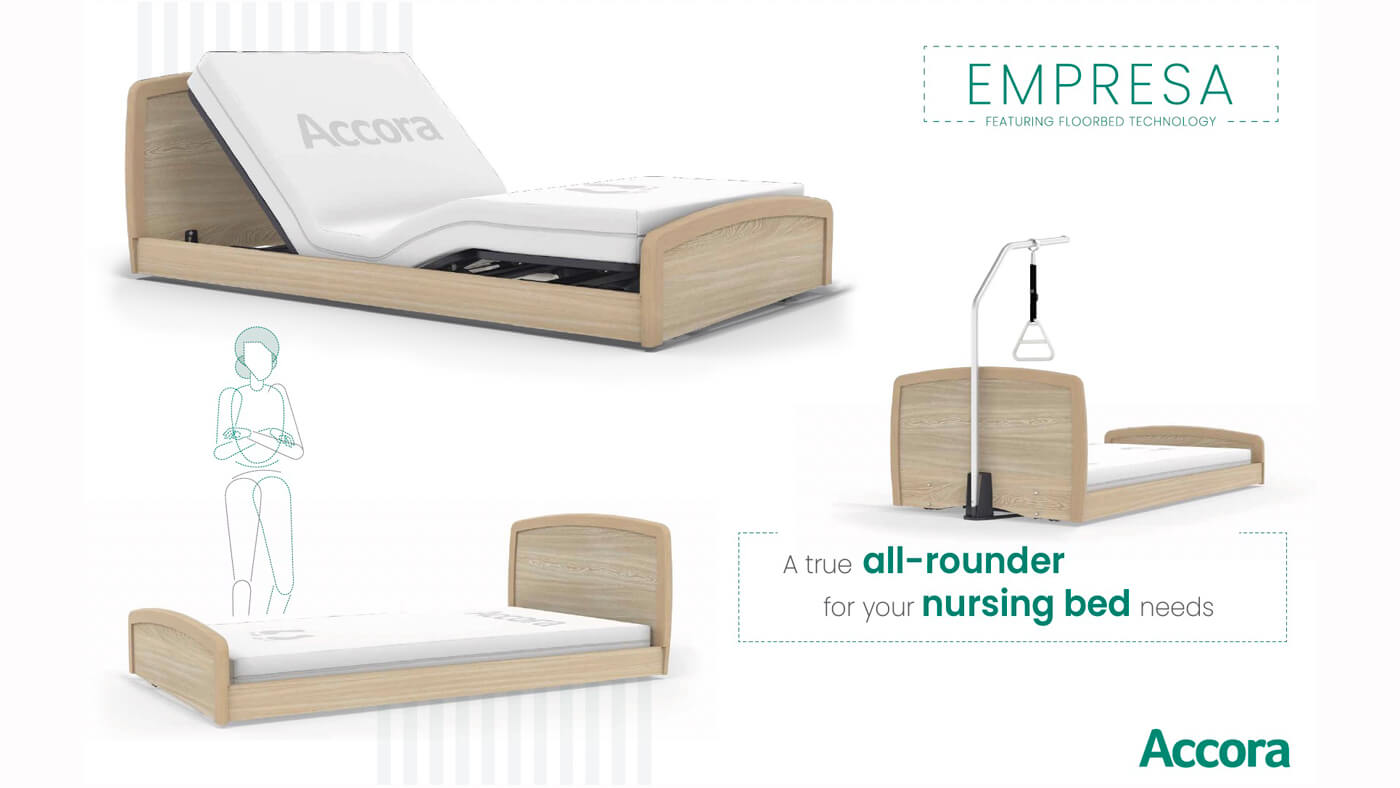 Accora Empresa Hospital Bed - Ultimate Safety and Caregiving