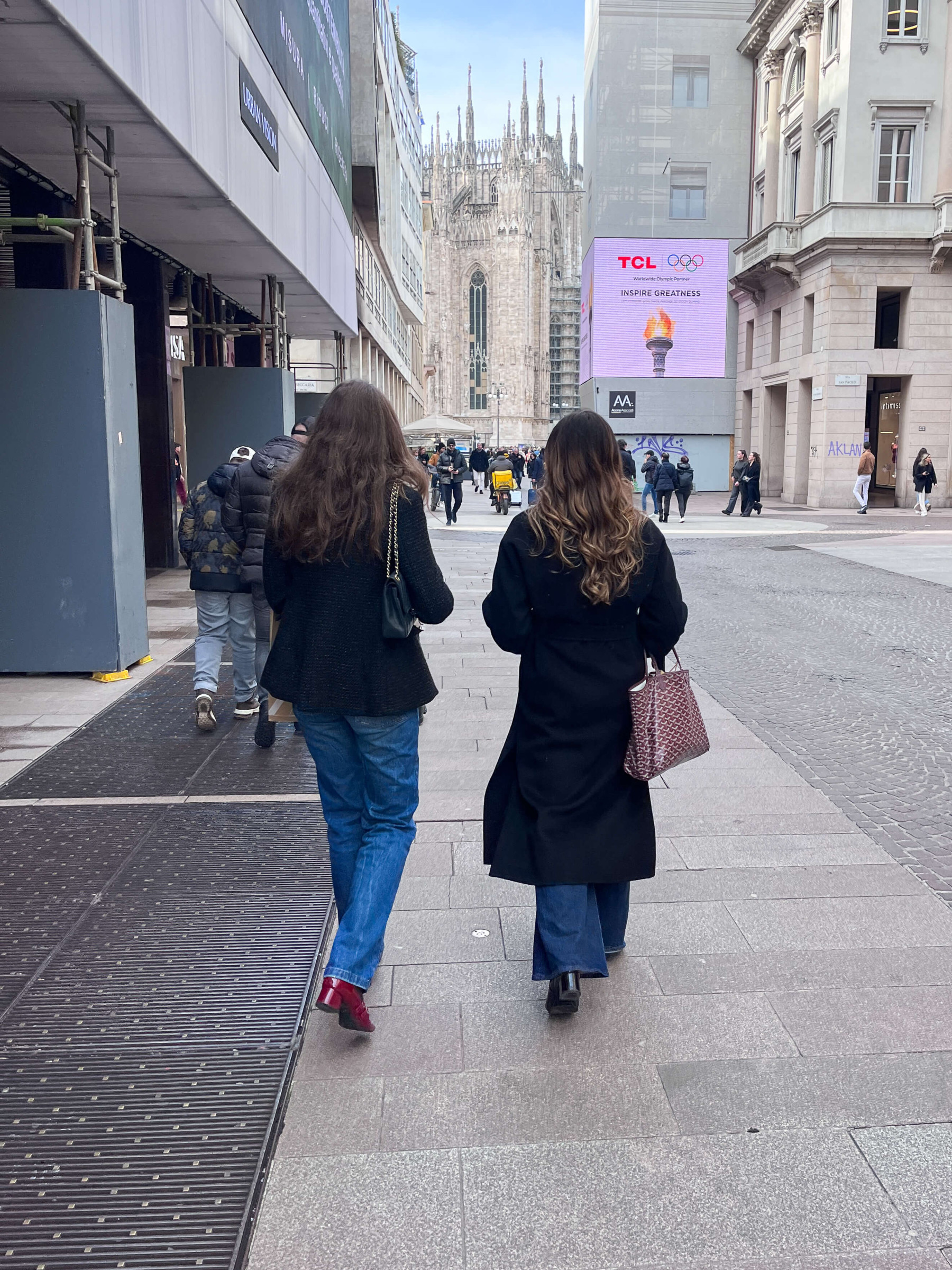 winter coats in Italy