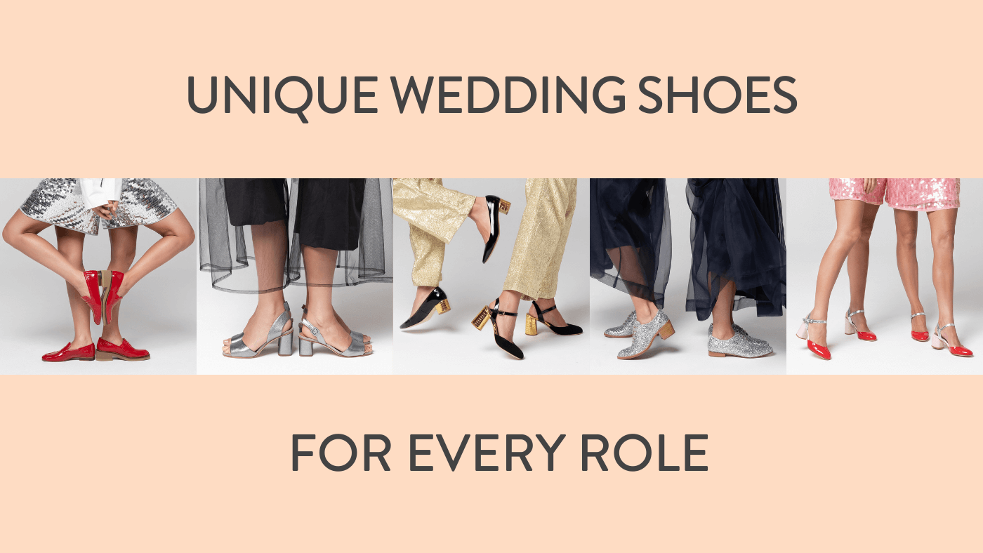 Unique Wedding Shoes for Every Role