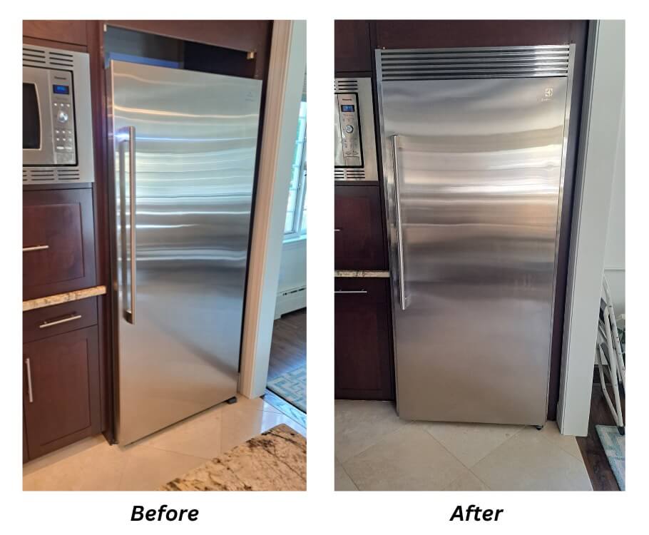 refrigerator vents before and after