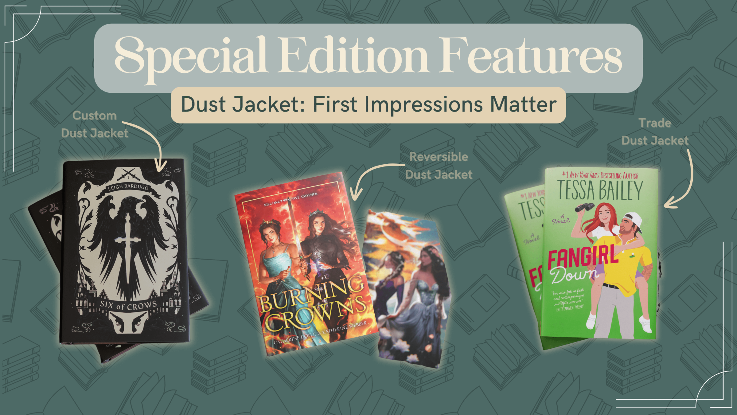 LitJoy Special Edition Features: Dust Jackets