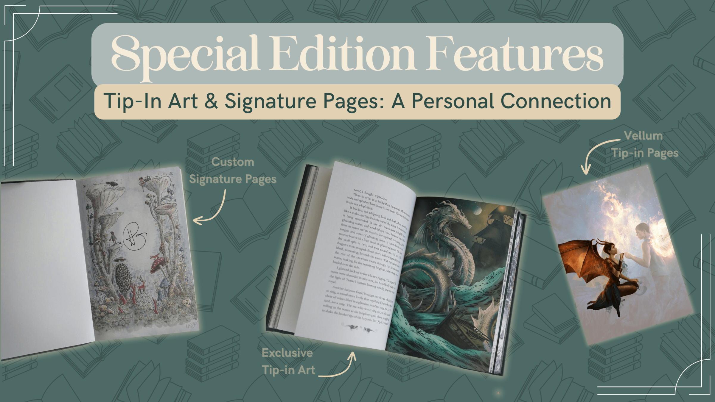 LitJoy Special Edition Features: Tip-in art 