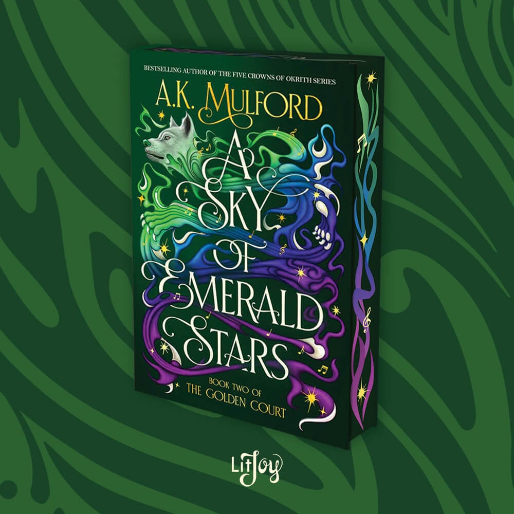 A Sky of Emerald Stars Dust Jacket