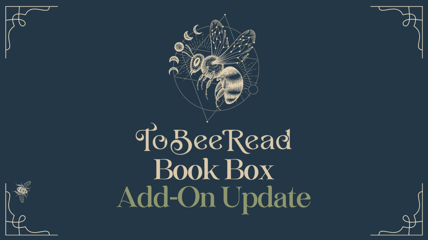 LitJoy's To Bee Read Book Box Just Got Better! Add-On Update