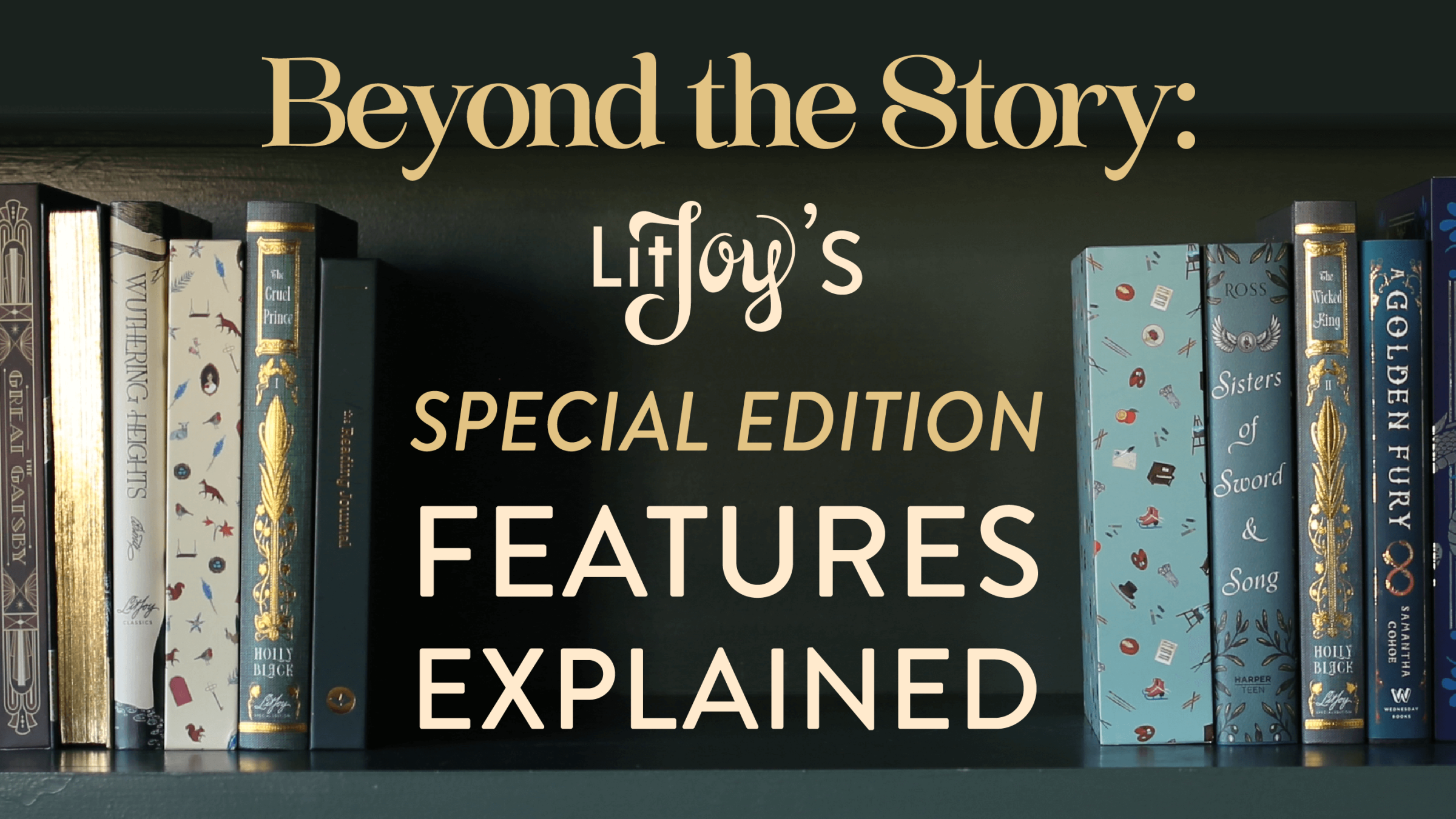 Beyond the Story: LitJoy's Special Edition Books | Features Explained