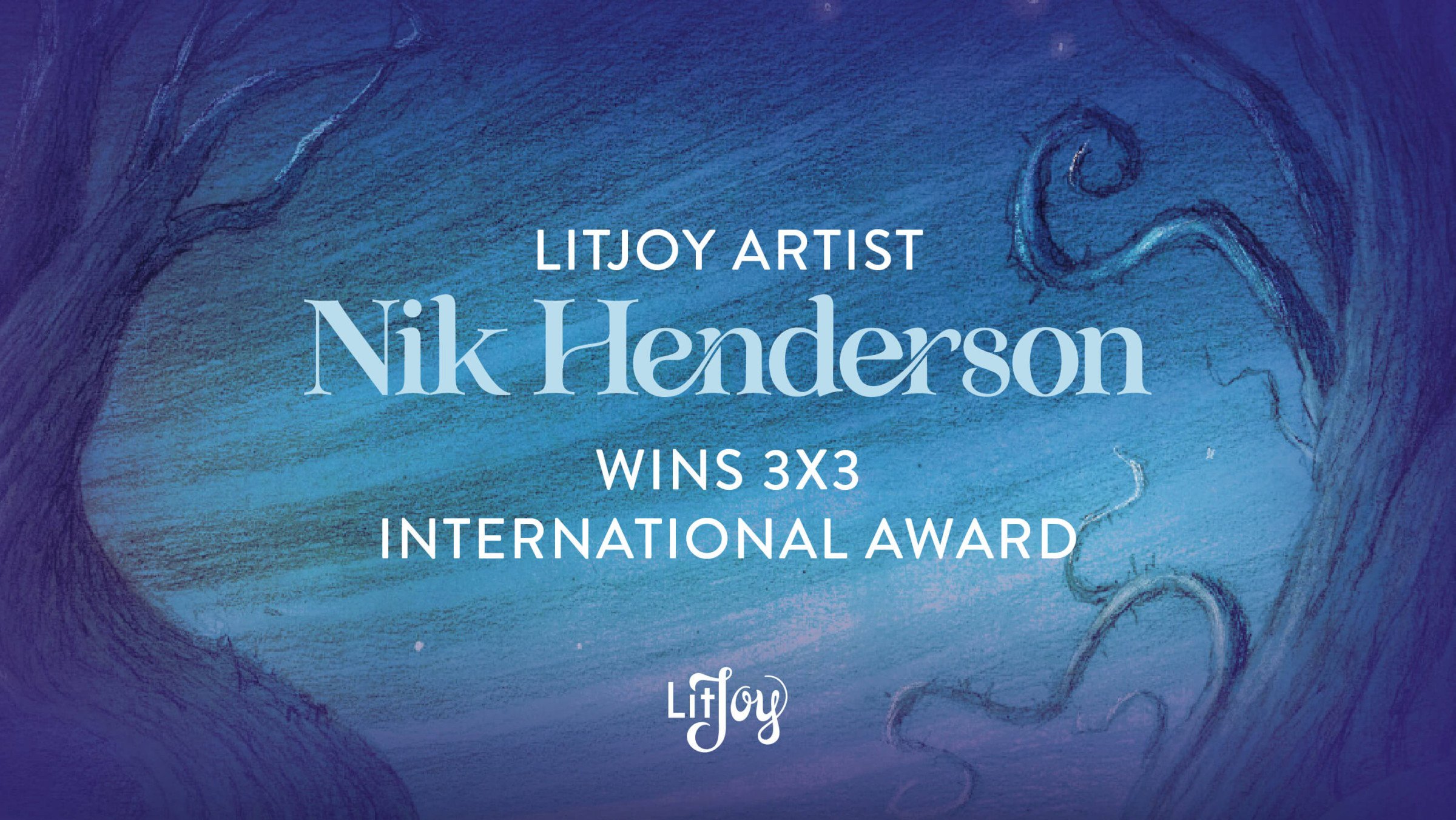 LitJoy Artist Nik Henderson Wins 3x3 Illustration Award