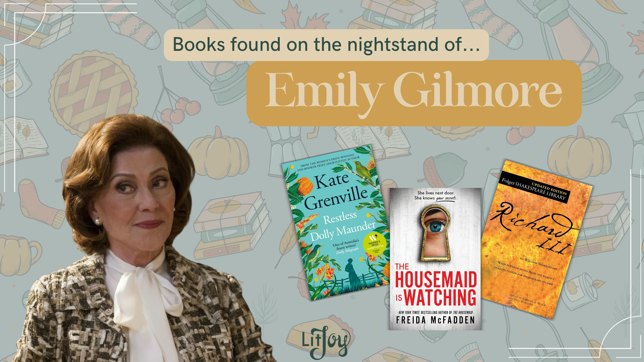 Gilmore Girls Book Picks for Emily Gilmore