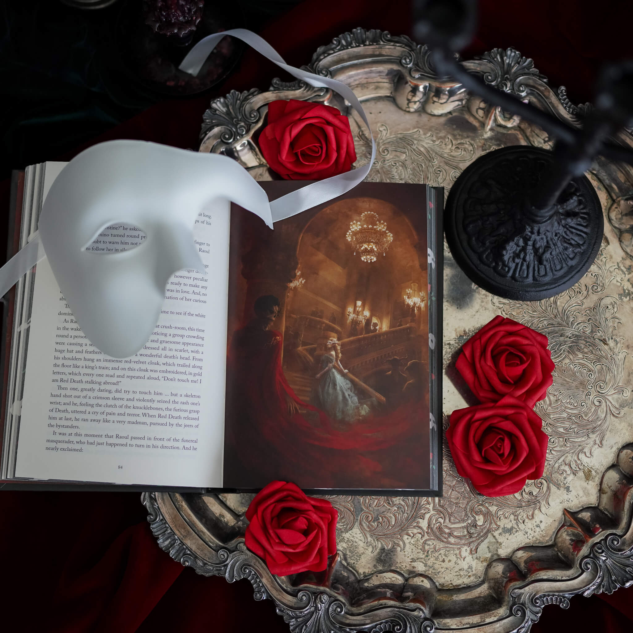 The Phantom of the Opera LitJoy Edition tip-in art