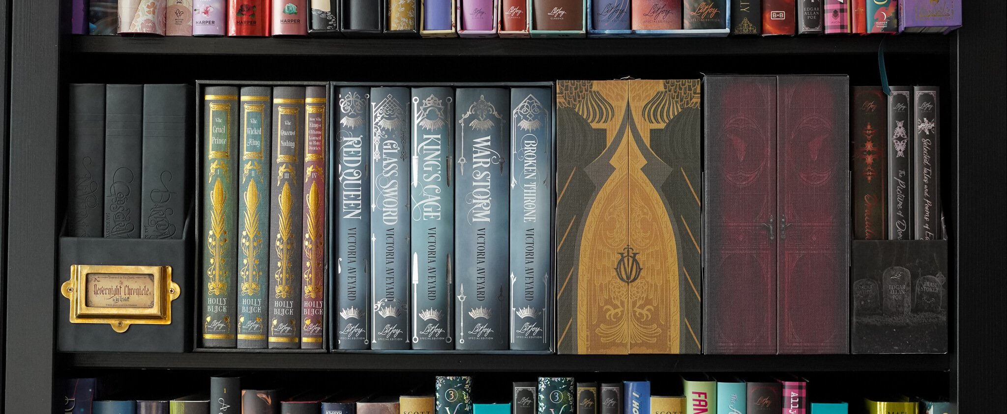 LitJoy Special Edition Features: Our Slipcases on shelf