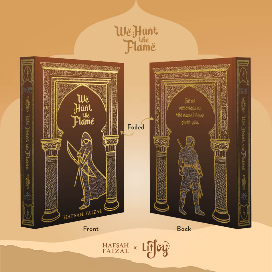 LitJoy's We Hunt the Flame Special Edition Cover