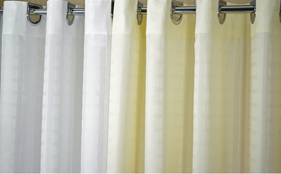High Quality Hooks Shower Curtain Medical 4 Level Waterproof Flame