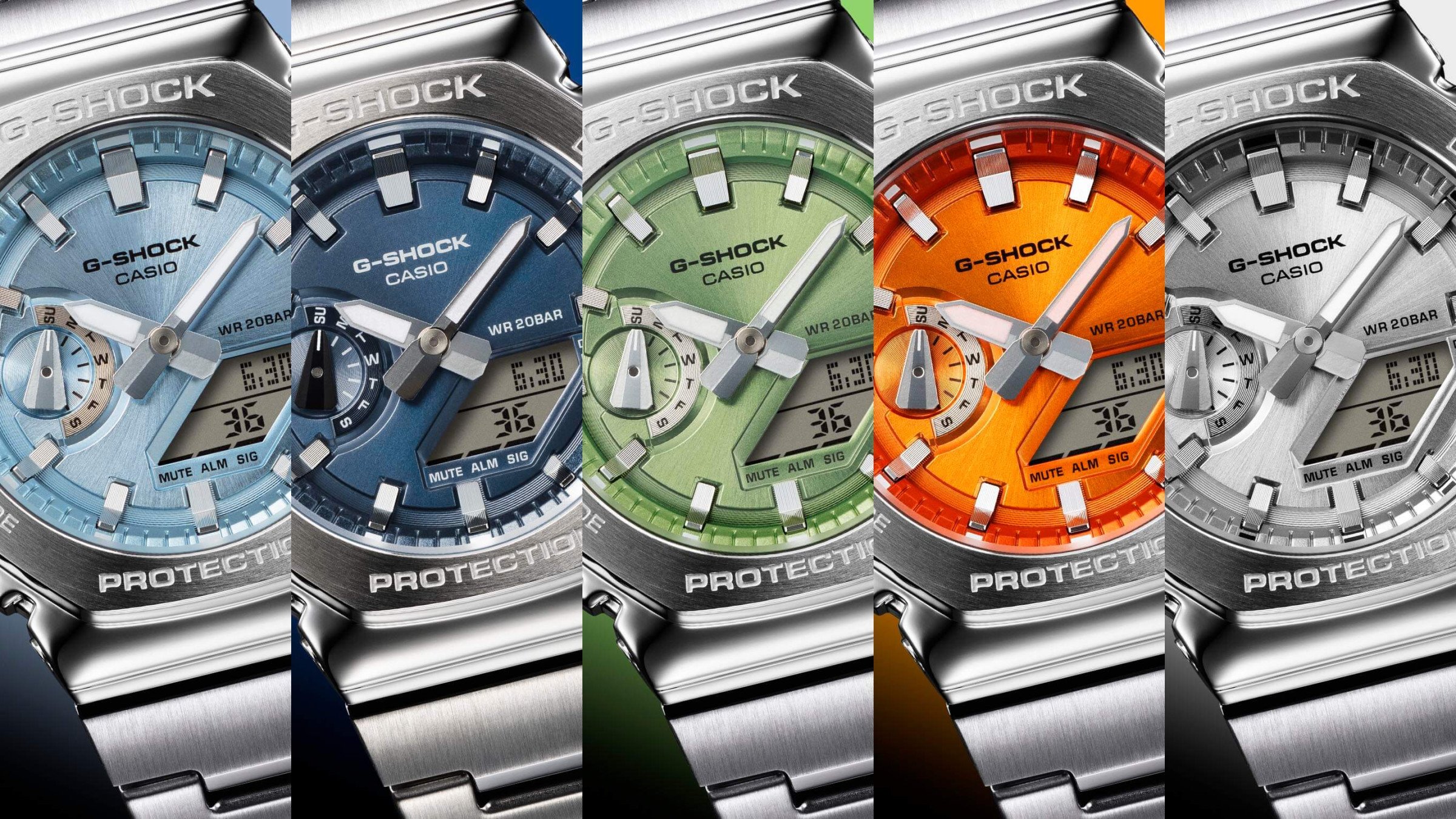 Vibrant G-Steel Casioaks: A Colourful Revolution