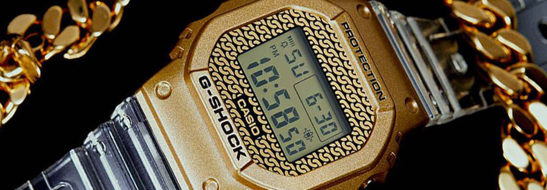 Bringing Bling Back: Introducing The G-Shock Gold Chain DWE-5600HG-1