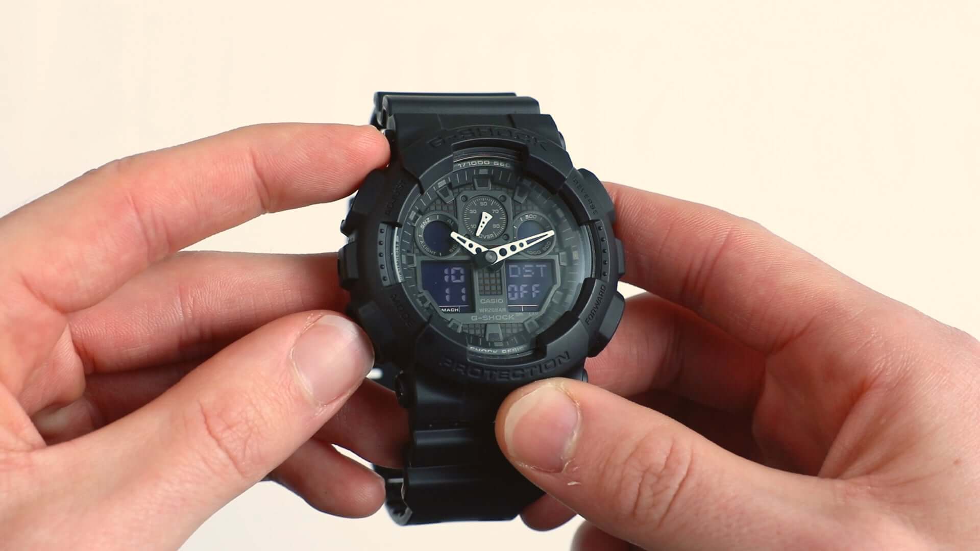 Casio Men's Solar Powered G-Shock Watch with Atomic Timekeeping