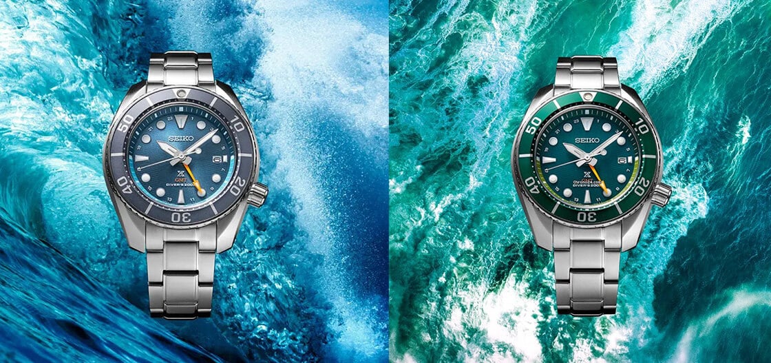 A New First for Seiko! Two Prospex Sumo SOLAR-GMT Watches Have Arrived