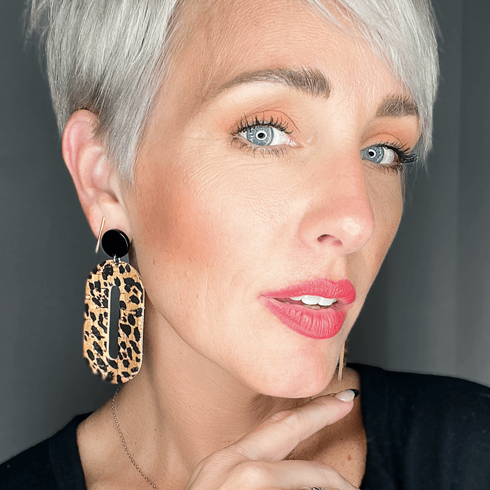 Why do Women Love Wearing Cheetah Print Leather Earrings