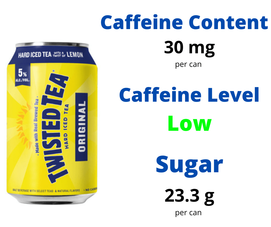 How Much Caffeine Is In Twisted Tea Hard Tea's
