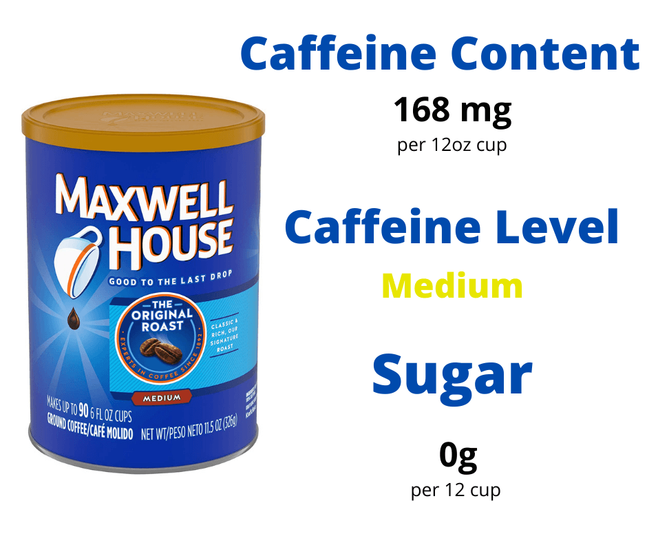 How Much Caffeine Is In Maxwell House Max Boost Coffee? – Meadow Ridge  Coffee
