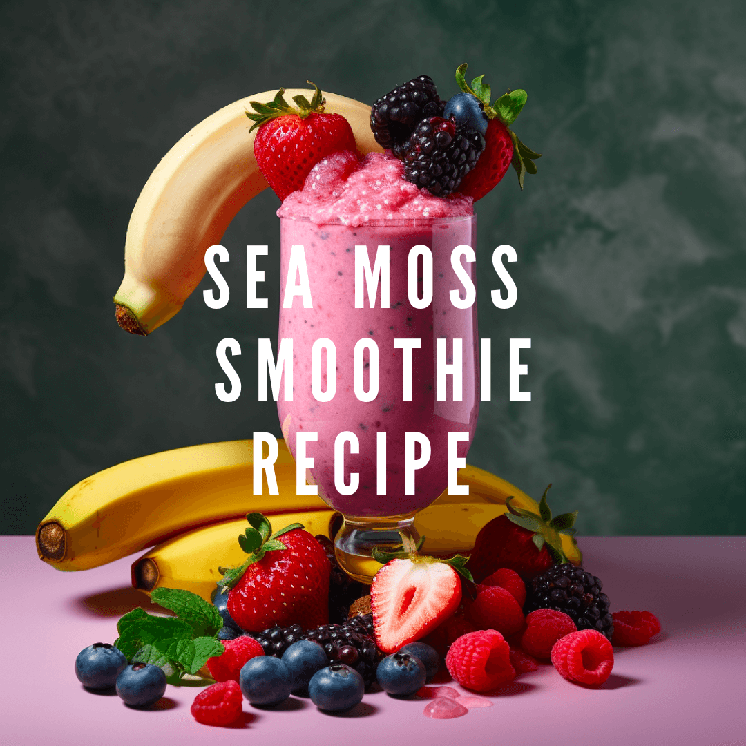 Strawberry & Banana Sea Moss Smoothie Recipe