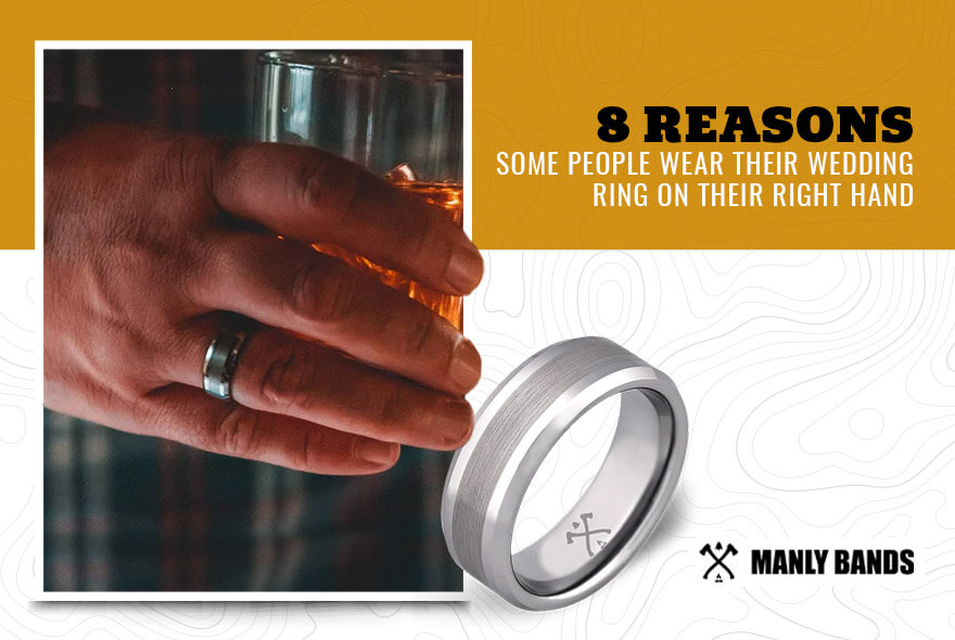 What does it mean to wear a wedding ring on your right hand