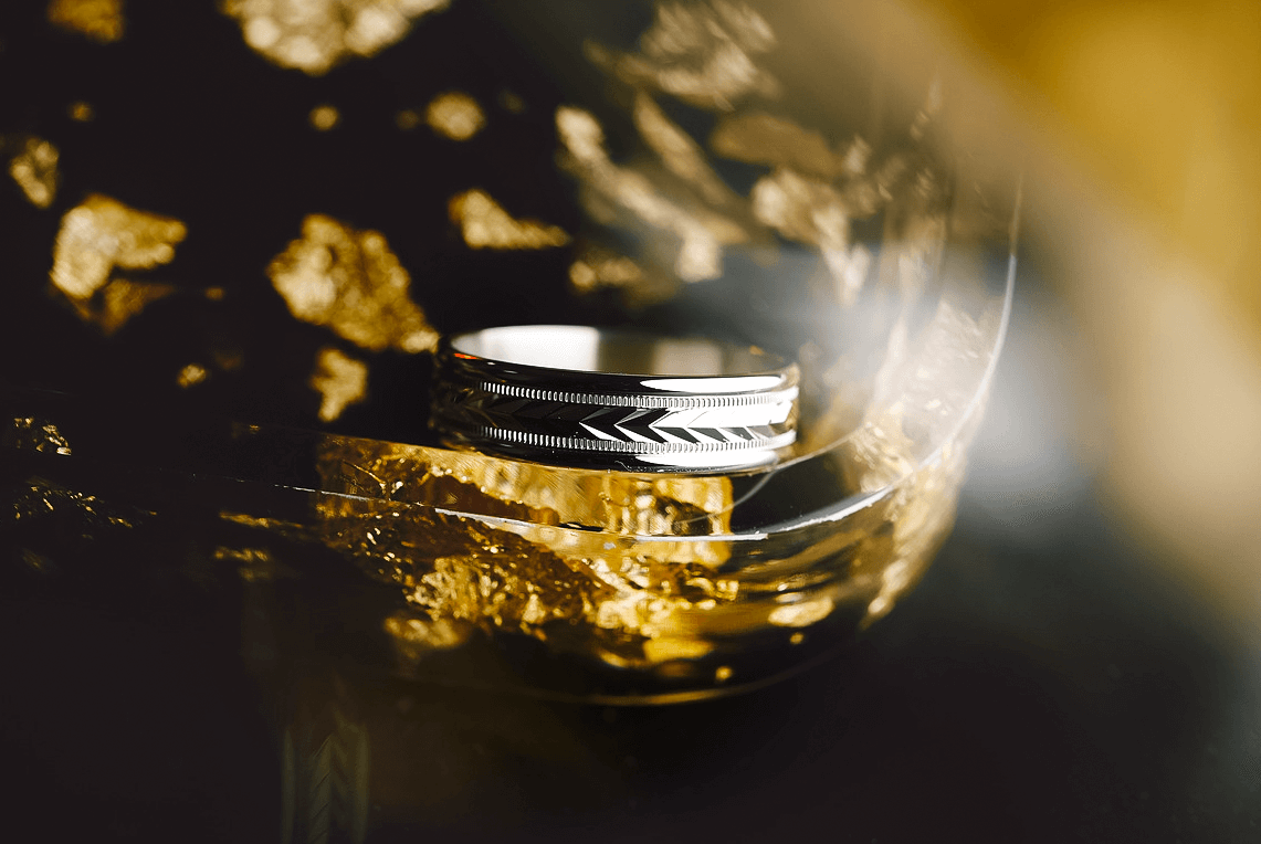 Gold ring in India stock photo. Image of suggestion - 210222998