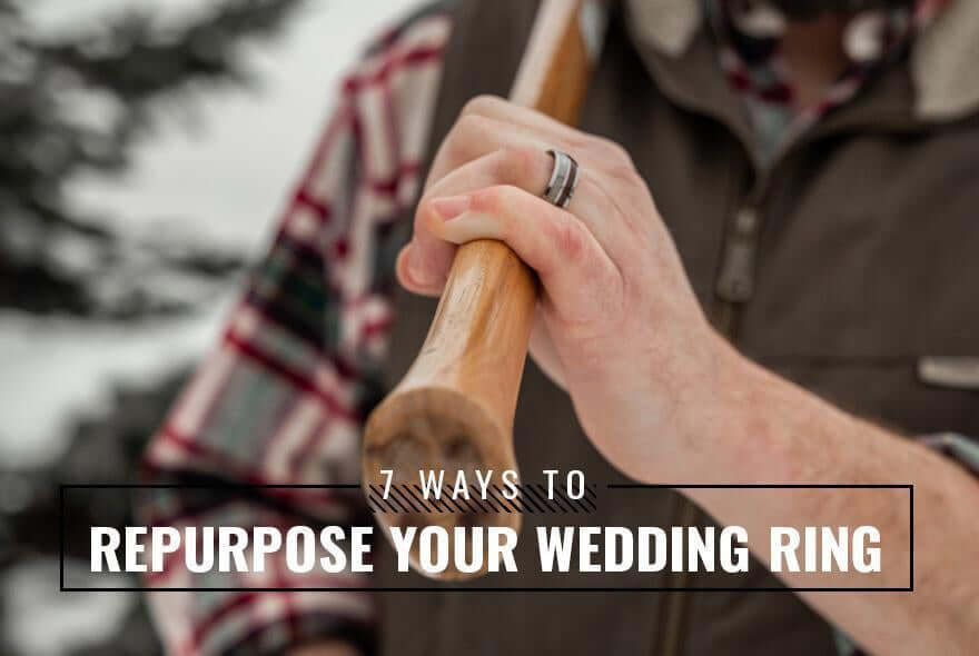 7 Ways to Repurpose Your Wedding Ring Manly Bands