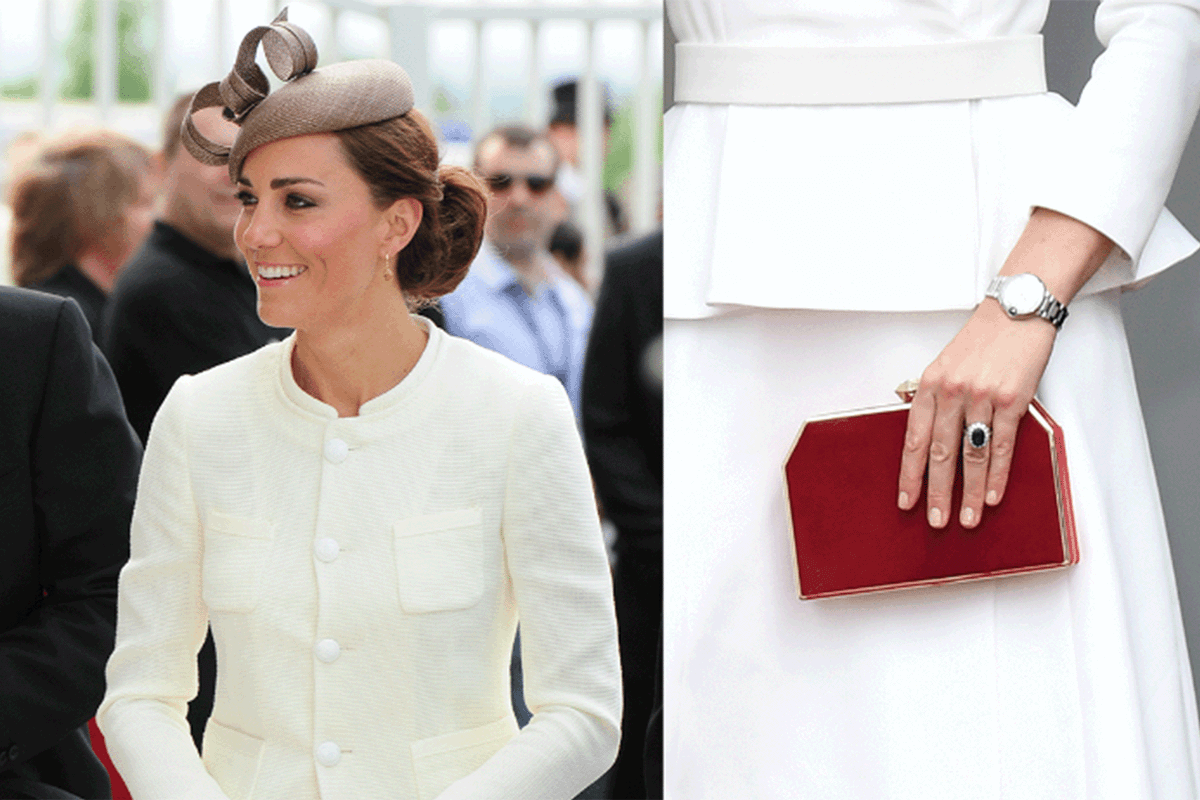 Kate Middleton Swaps Out Engagement Ring for Eternity Band