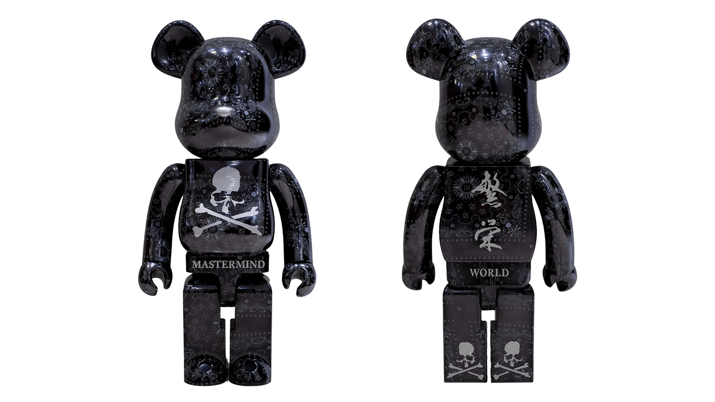 BE@RBRICK MASTERMIND WORLD “BANDANA” in 100% & 400% / 1000%.