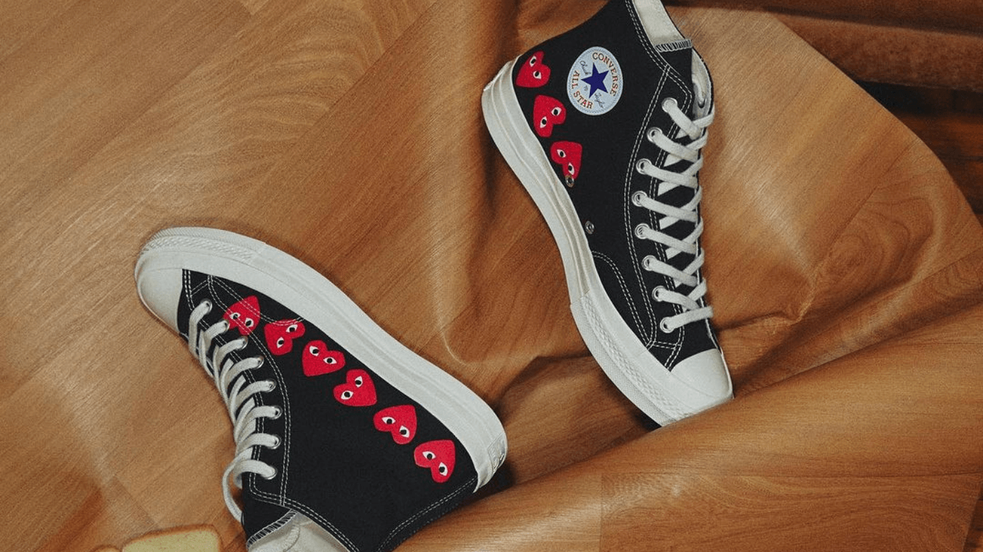 COMME des GARÇONS PLAY x Converse의 영원한 매력