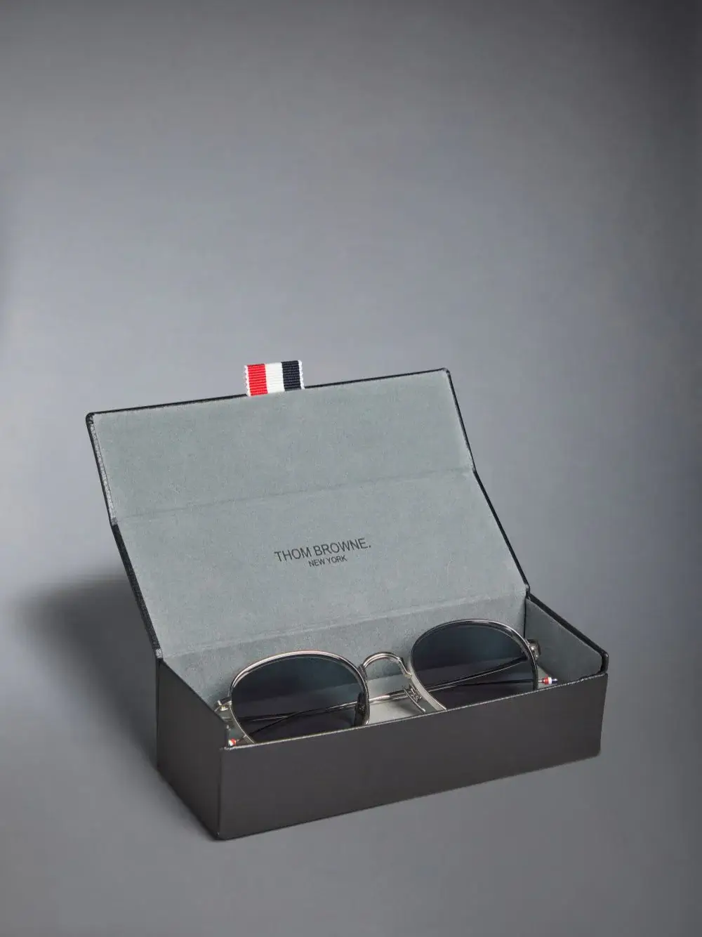 Thom Browne Titanium Round Sunglasses