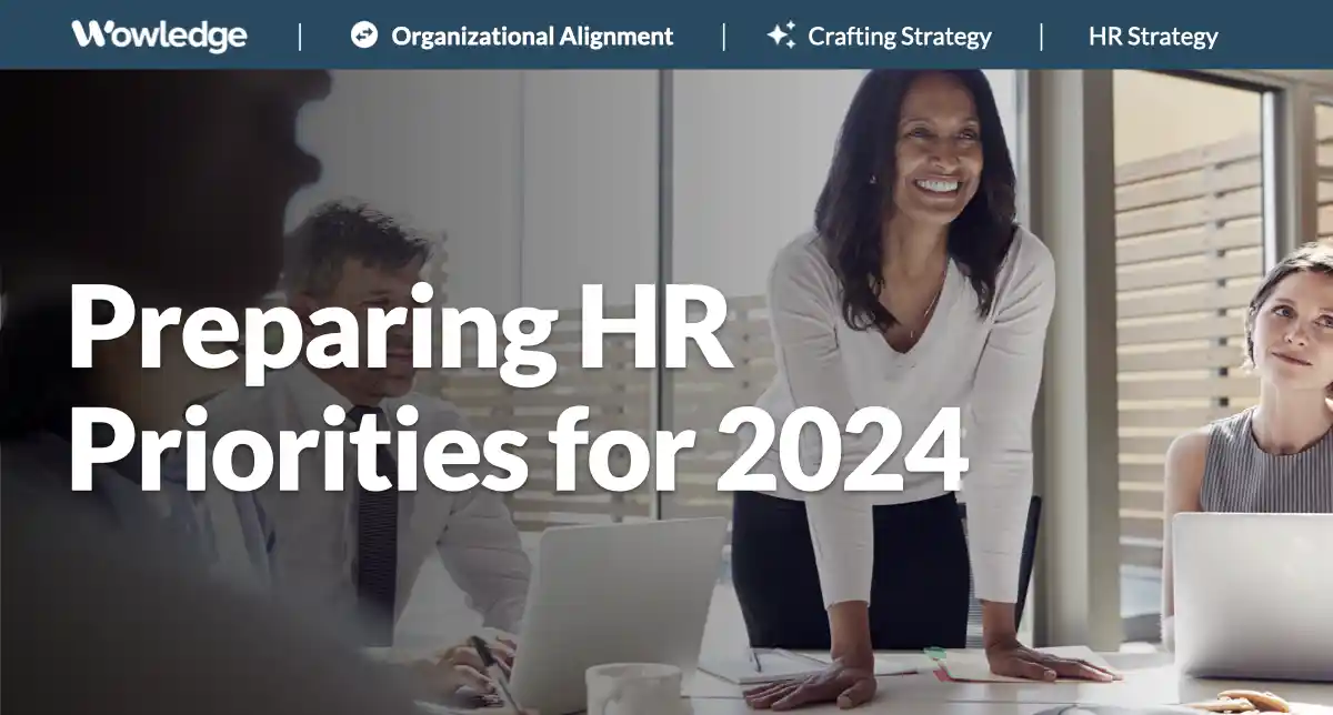 Preparing HR Priorities for 2024