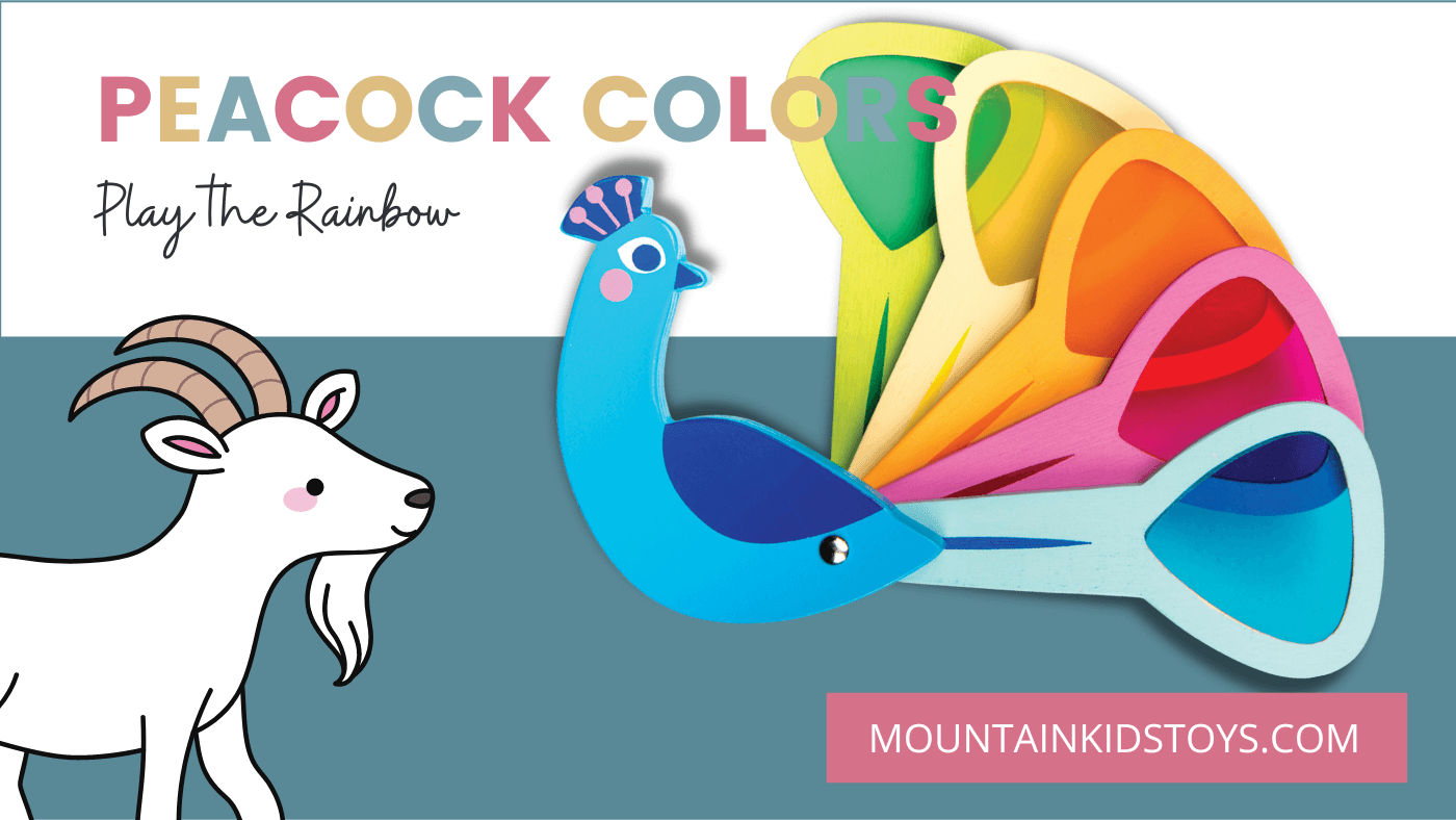 Play the Rainbow with Peacock Colors from Tender Leaf