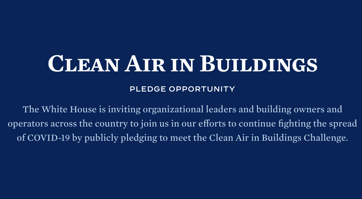 White House - Clean Air in Buildings Challenge