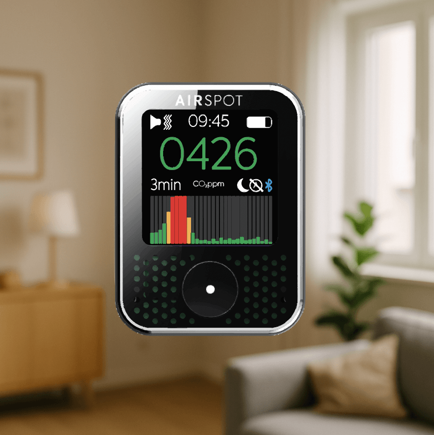 How large an area (or volume) can CO2 monitors monitor?