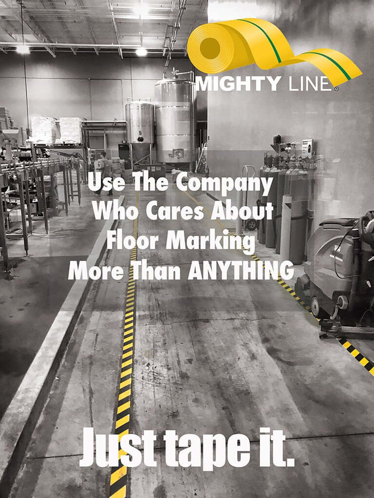 Workplace Safety - Mighty Line Floor Tapes and Floor Signs