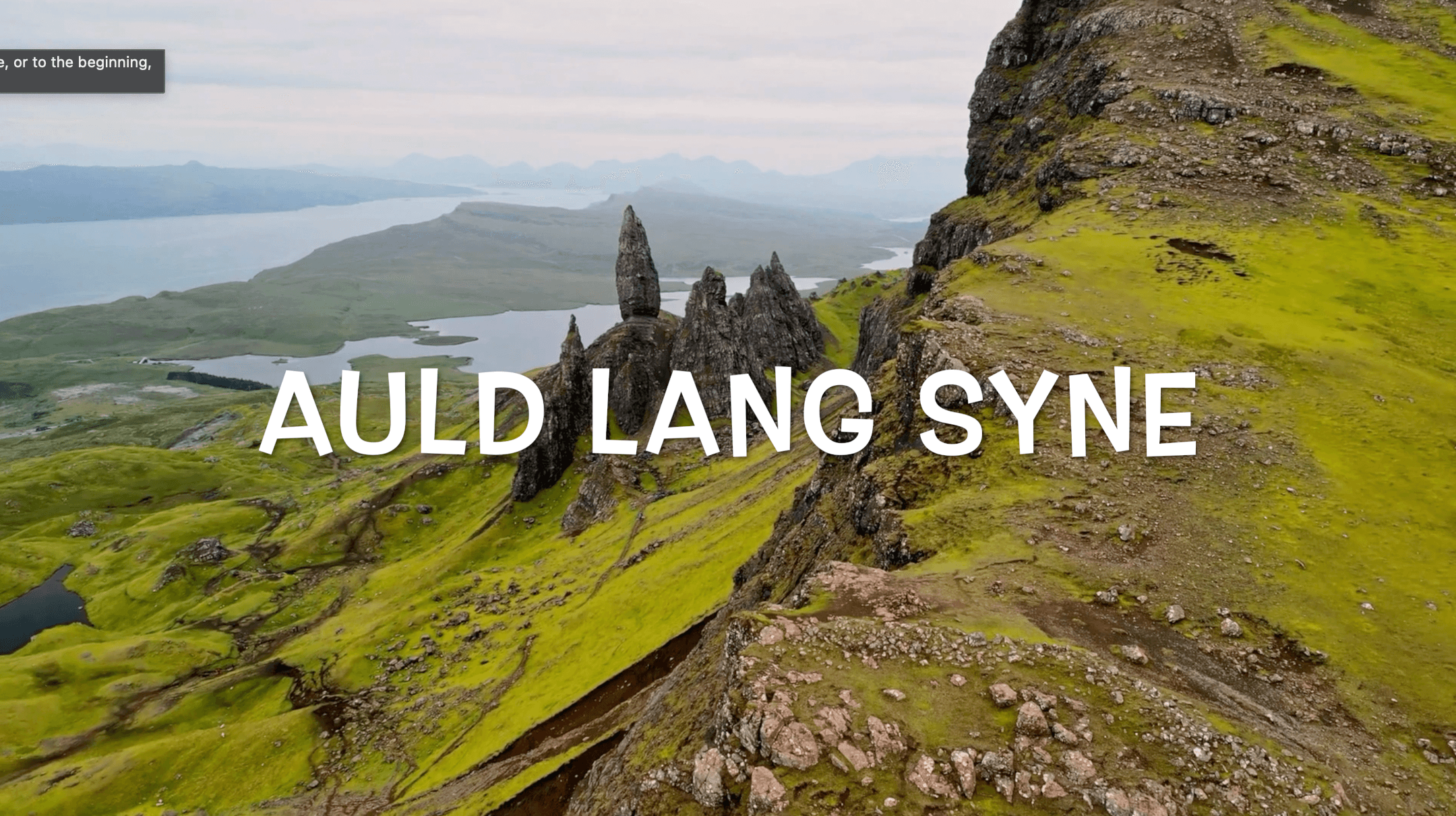 Auld Lang Syne - A Timeless Spirit