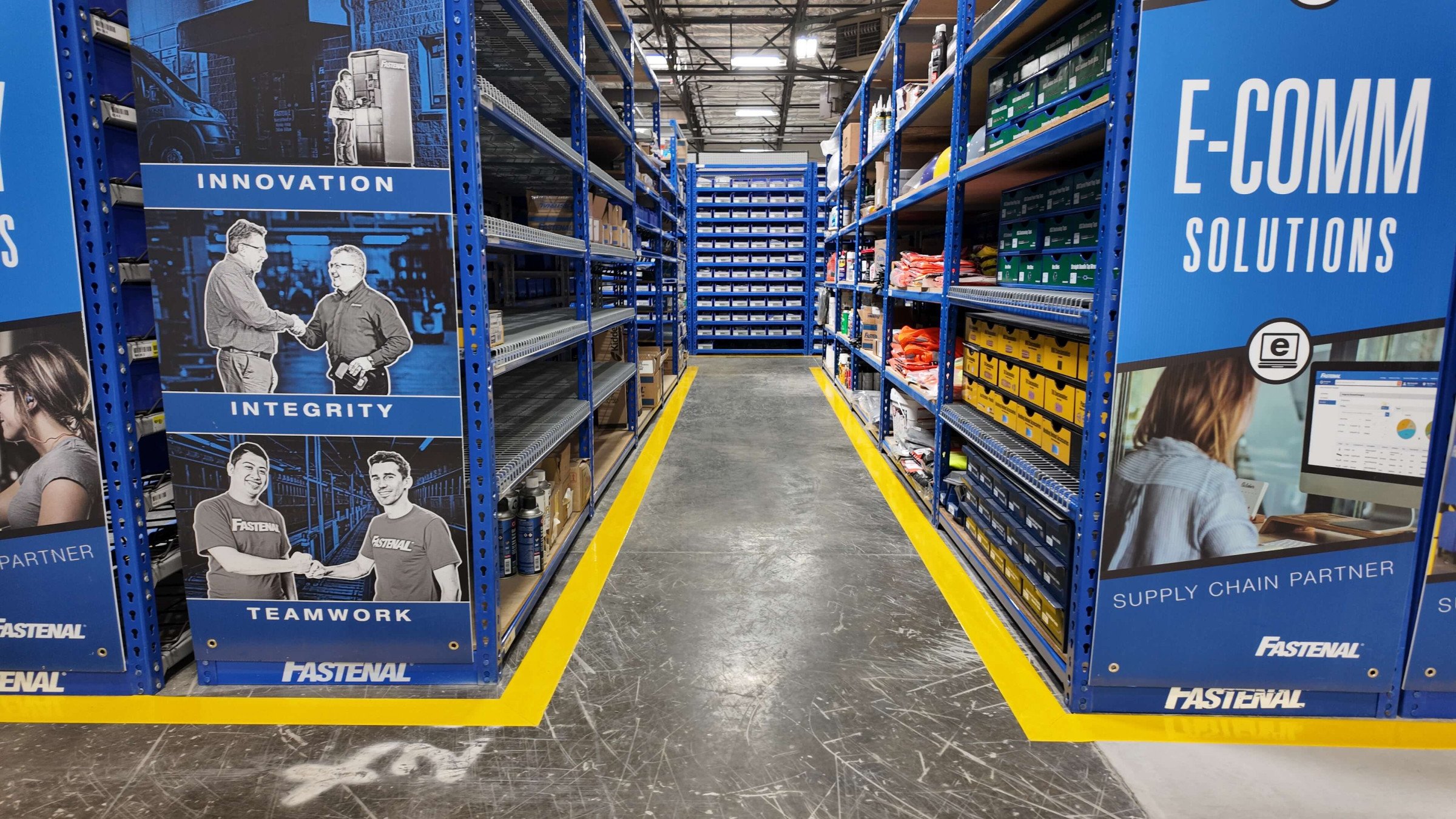 Mighty Line Floor Tape and Floor Signs with Fastenal