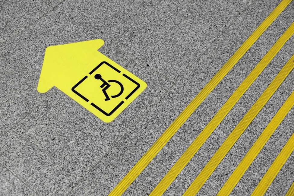 handicap floor marking tape