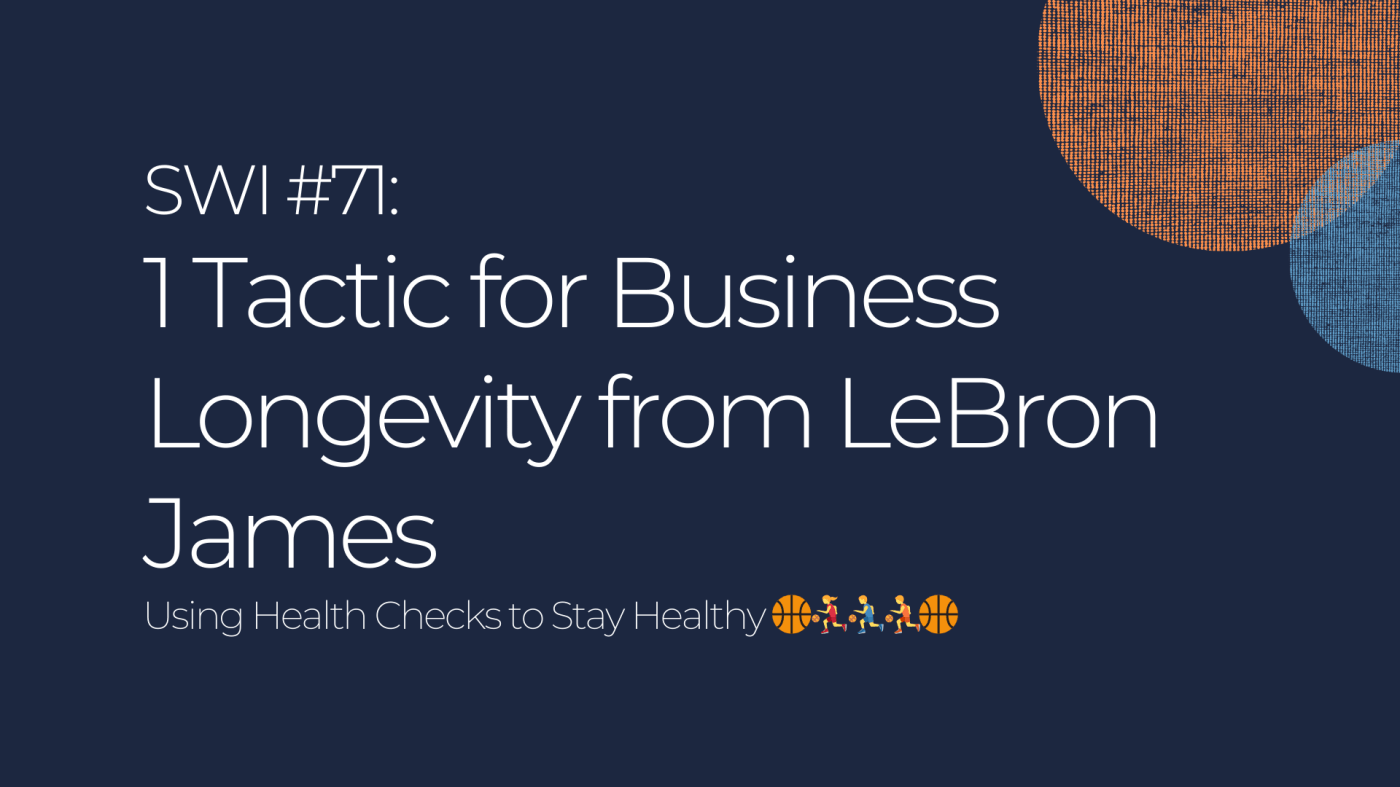 1 Tactic for Business Longevity from LeBron James - SWI #71
