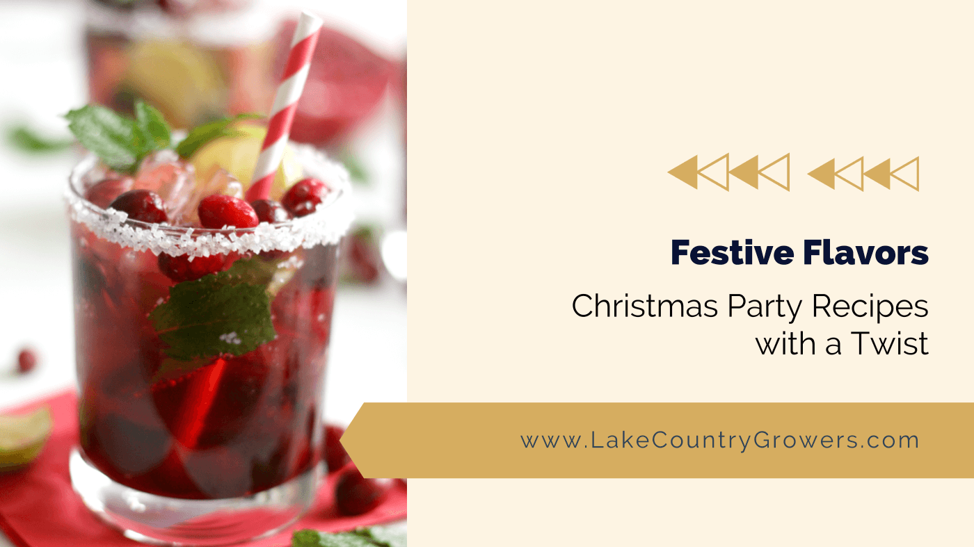 Festive Flavors: Christmas Party Recipes with a Twist