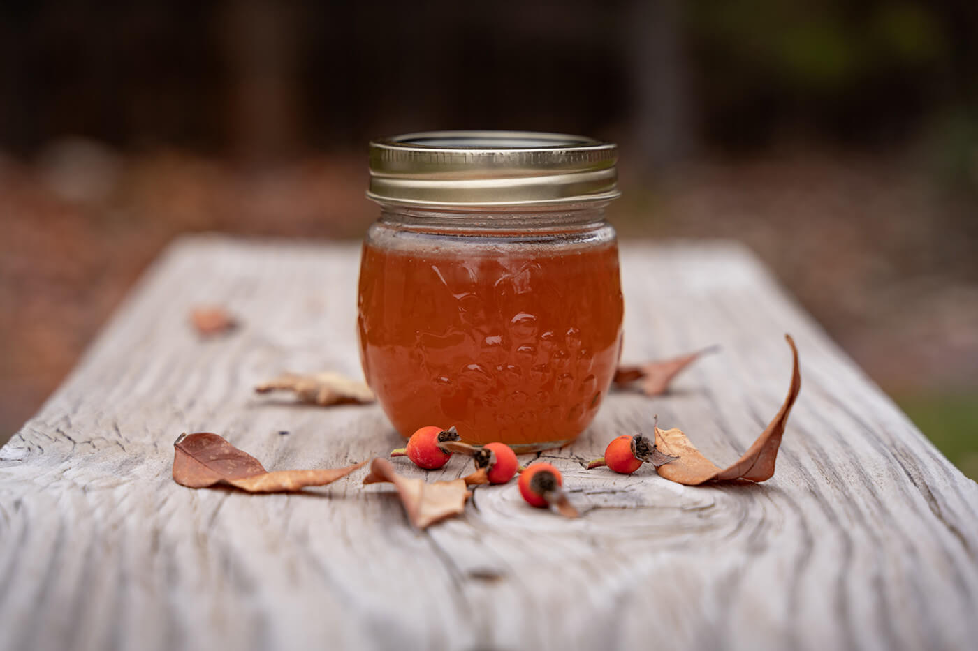 Making Rose Hip Jelly