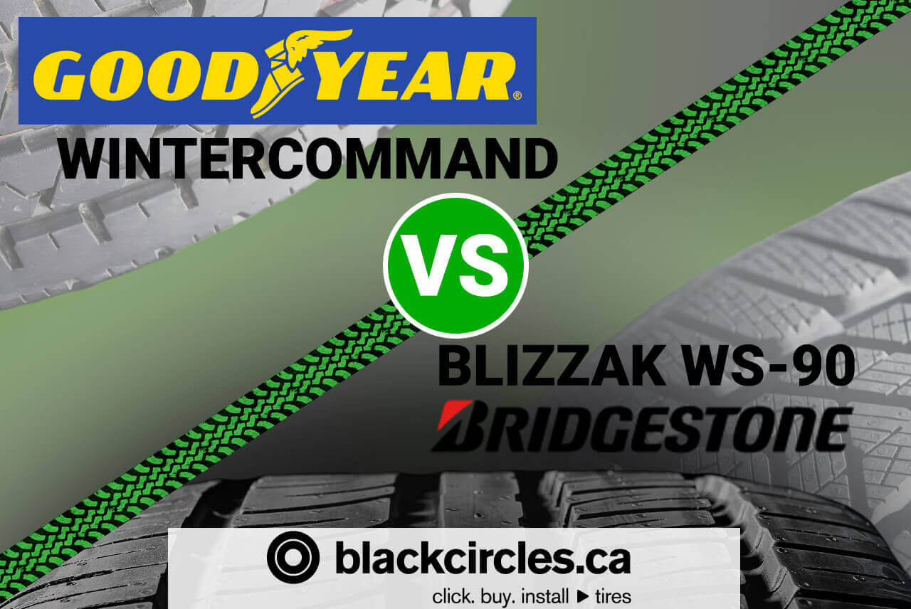Goodyear Wintercommand vs Blizzak WS-90
