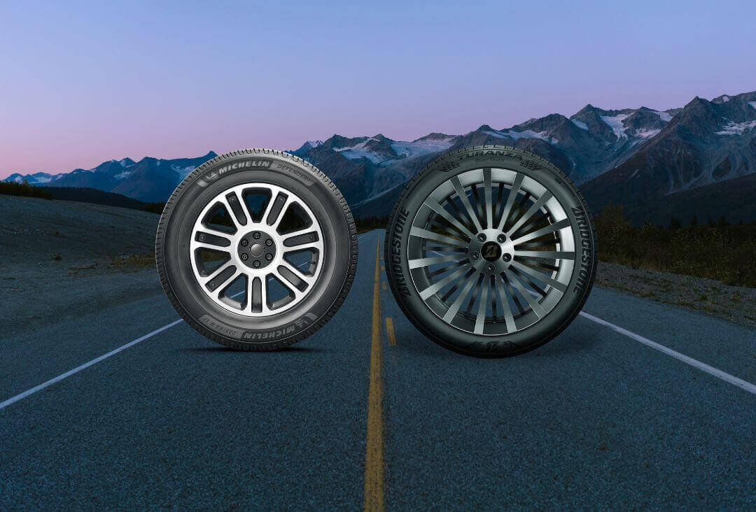 Comparing the Michelin Defender 2 vs Bridgestone Turanza QuietTrack
