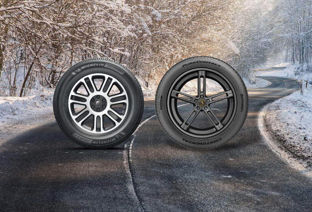 Compairing the Michelin Defender 2 vs the Continental Purecontact LS tires