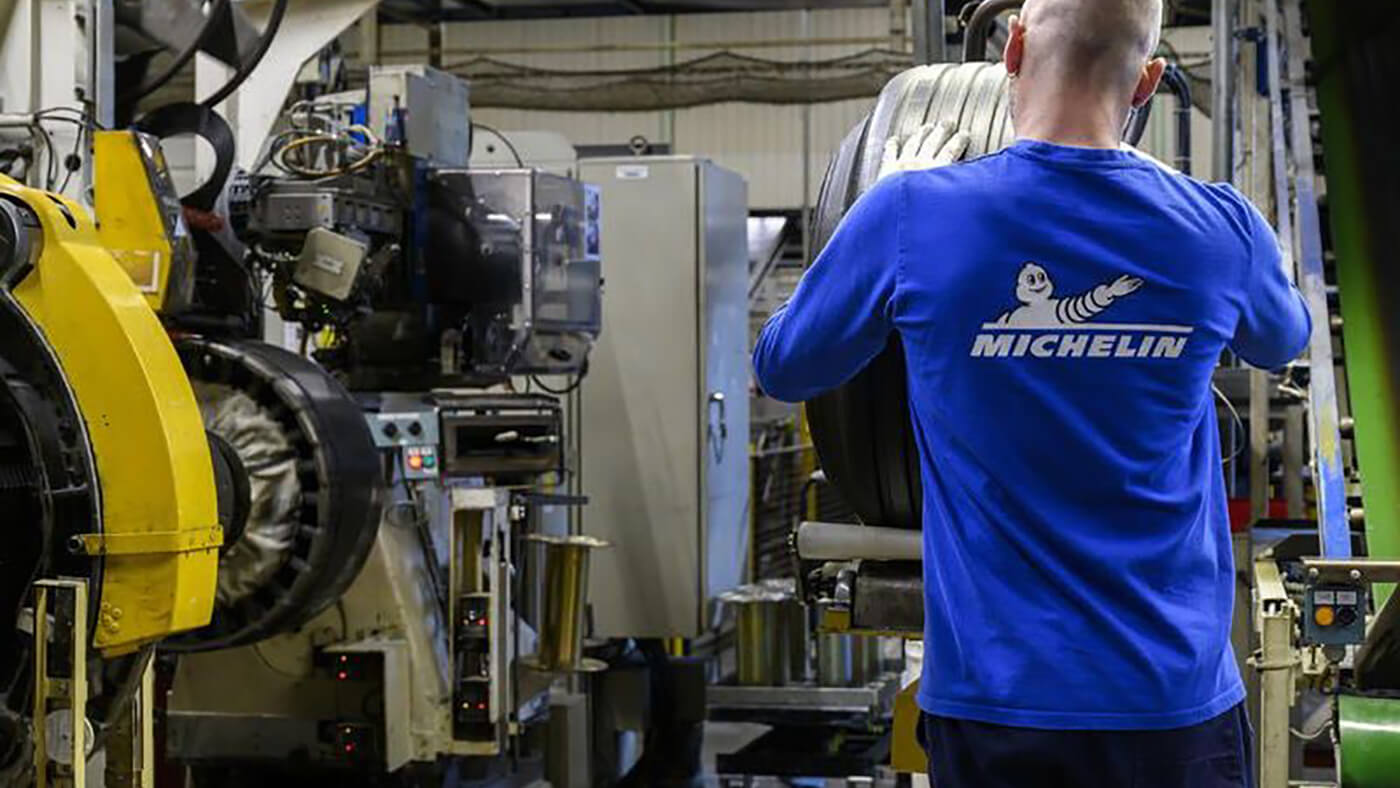 Michelin plant in Roanne