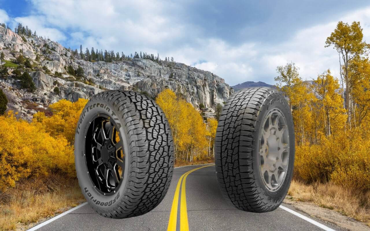 Comparer le pneu BFG Trail Terrain vs Falken Wildpeak Trail